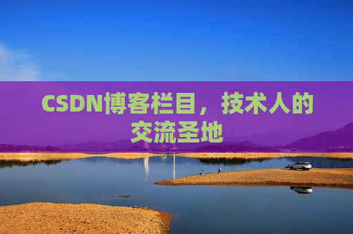 CSDN博客栏目，技术人的交流圣地